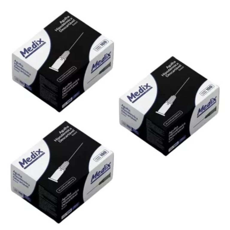 Agulha 25×7 22g HiPodérmica Descartável 