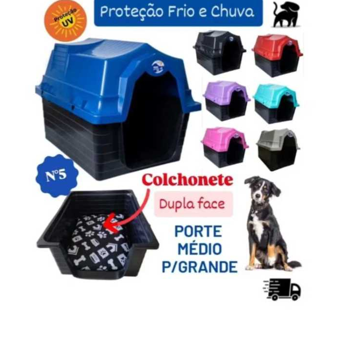 Casinha Cachorro Grande N5 Casa Pet Com Proteção