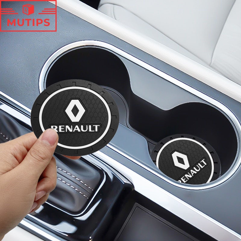 Porta Garrafas Renault Car Carro De Borracha Macia Antiderrapante Para Clio Fluence Duster Megane 2