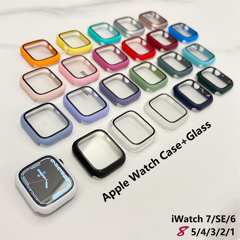 PC Bumper Capinha Case Para Apple Watch Série 38mm 40mm 41mm 42mm 44mm 45mm S10 42mm 46mm iWatch Pro
