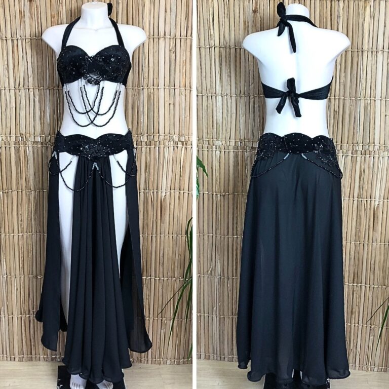 [Liquidação] Dança do Ventre Traje Bordado Comp