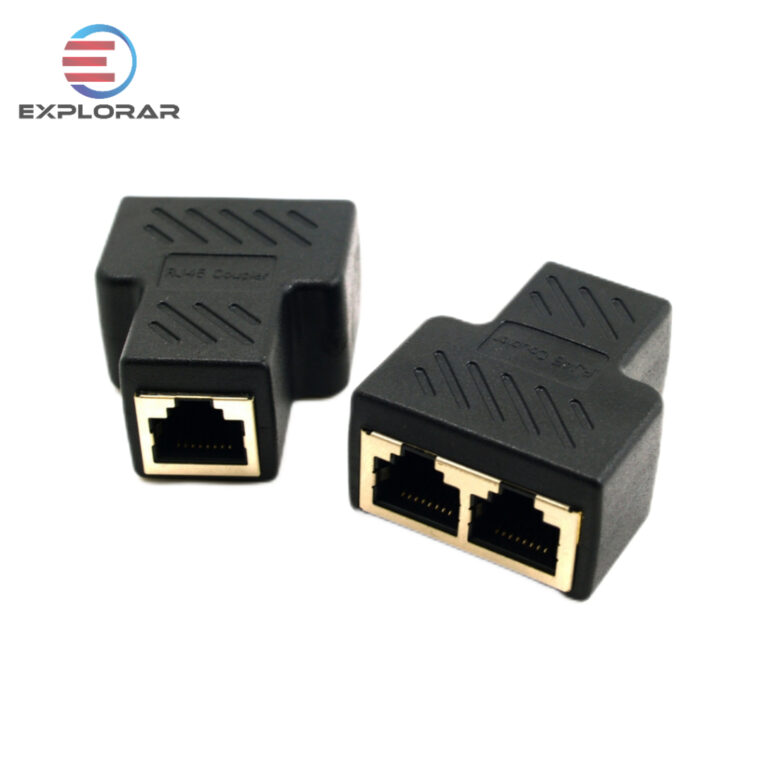 Adaptador Duplicador De Cabo De Rede Rj45 Internet