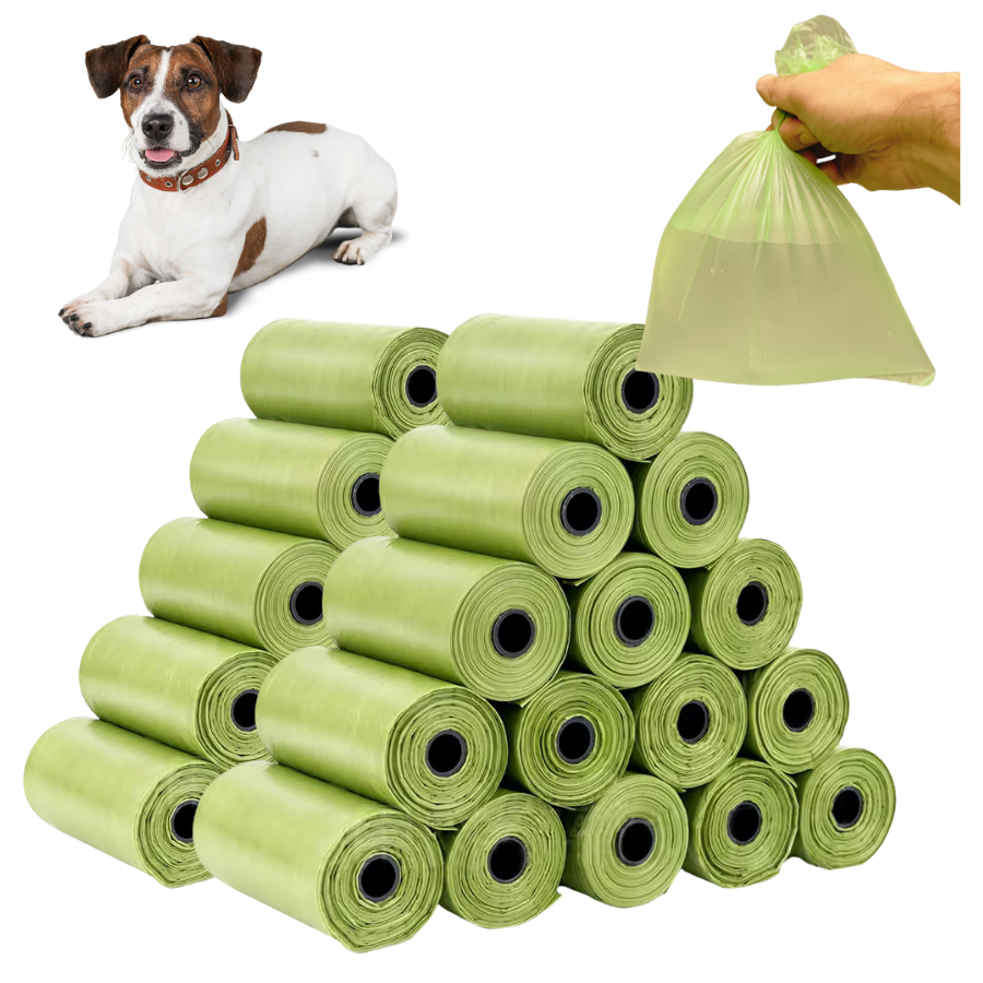 Kit 20 Refil Rolinhos Cata Caca 300 Saquinho Higiênico P/pet