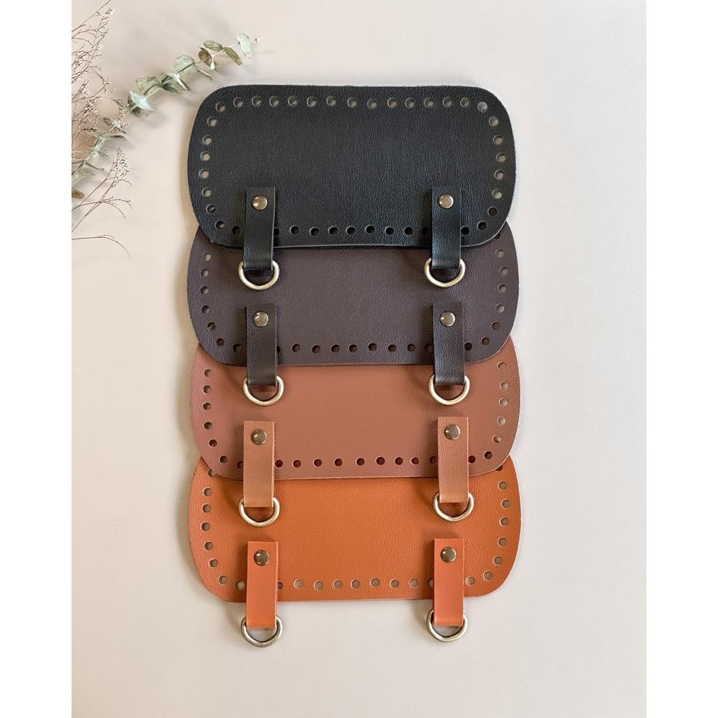 Fundo de Bolsa M para Mochila com Alças Acopladas, Metais Ouro Velho e Sintético Reforçado