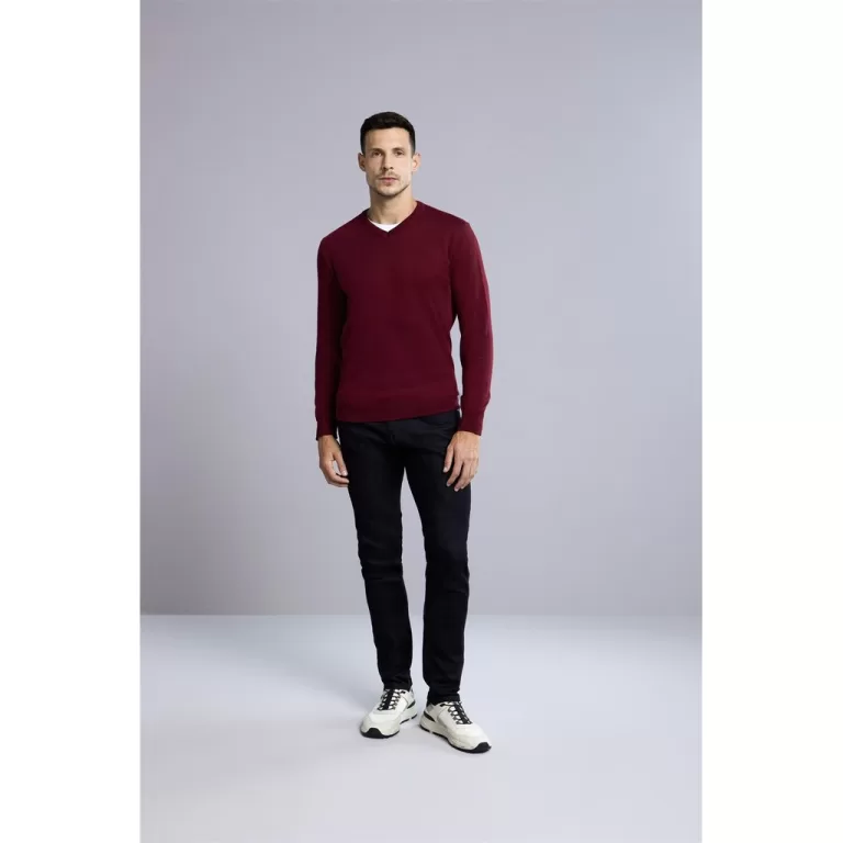 Tricot Gola V Liso – Vinho