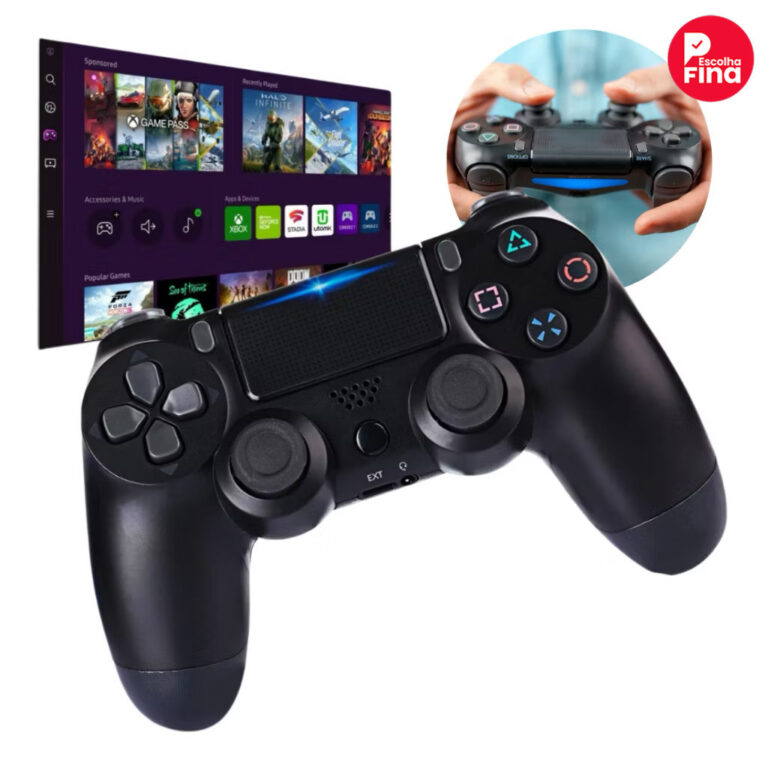 Sem Fio Controle Ps4 Joystick Gamer para PC Compat