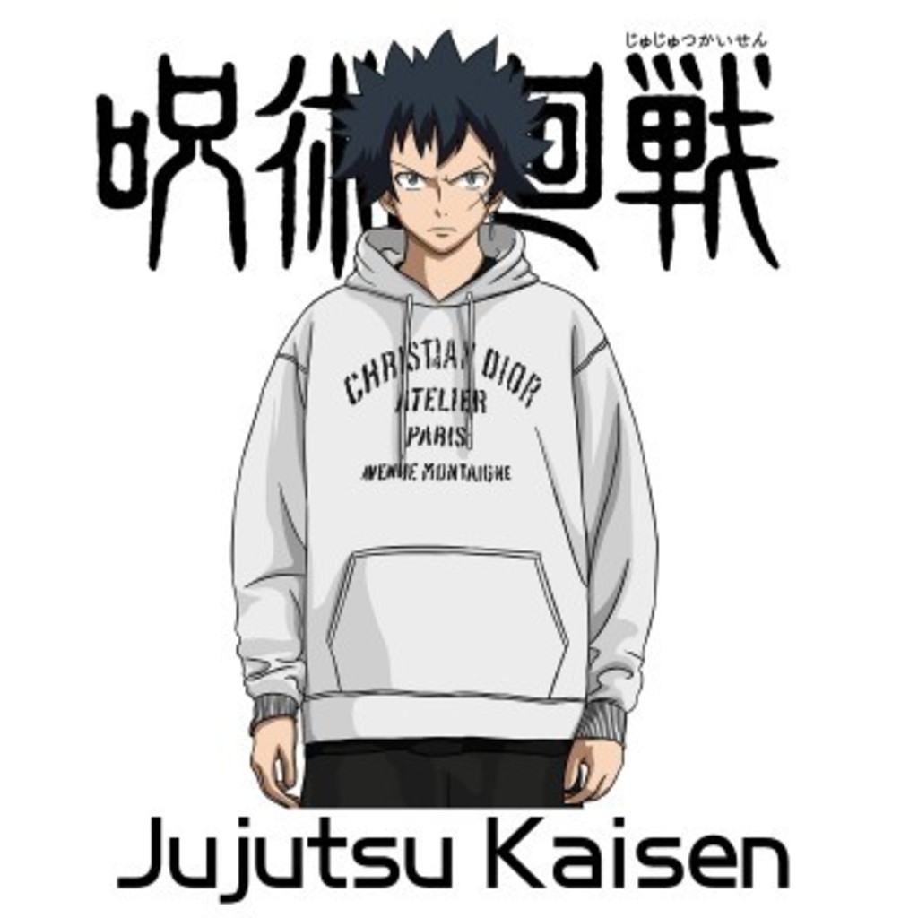 Jujutsu Kaisen Folha de DTF 30cm x 40cm Com sua Arte Impressão em Alta qualidade Termocolante