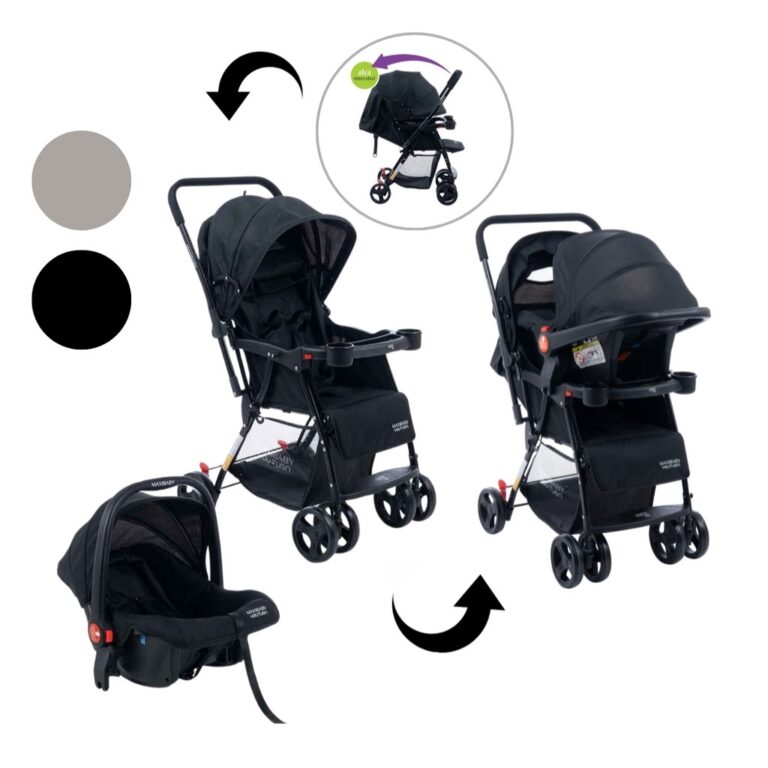 Carrinho de Bebê com Bebê Conforto 2 em 1 Youtur