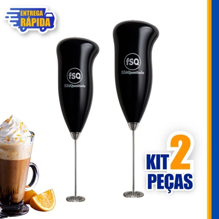 2 UN Misturador Mini Mixer Elétrico Batedor Inox 
