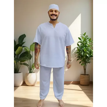 Roupa Ração + Filá Umbanda Candomblé  Masculin