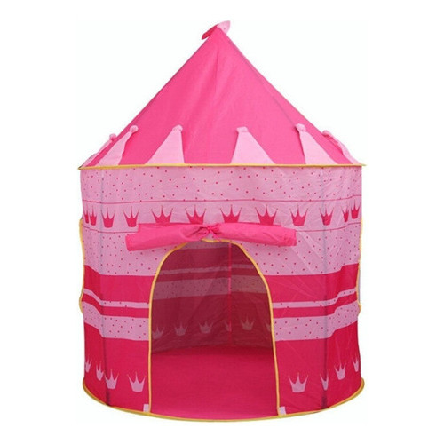 Barraca Infantil Castelo Azul  e Rosa Dobrável  T