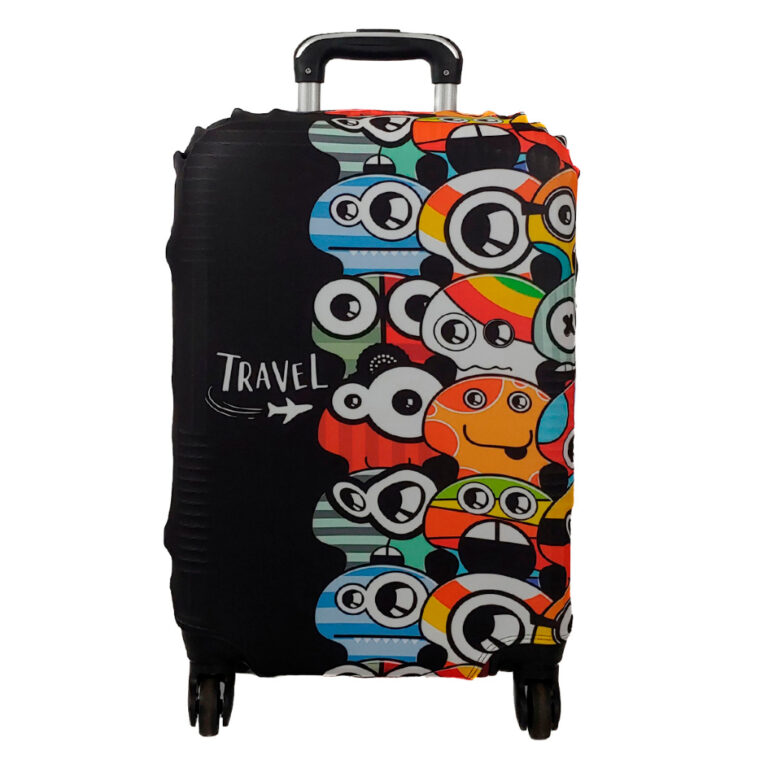 capa para mala de viagem estampada resistente anti