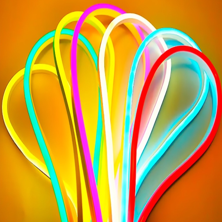 LED Neon Fita Flexível 5m, Mangueira IP65, À Pro