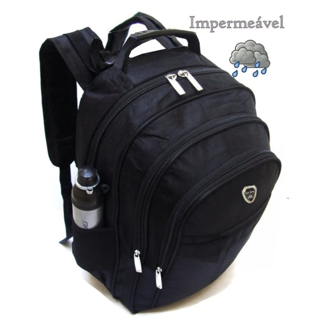 Mochila Masculina Feminina Escolar Bolsa Impermeá