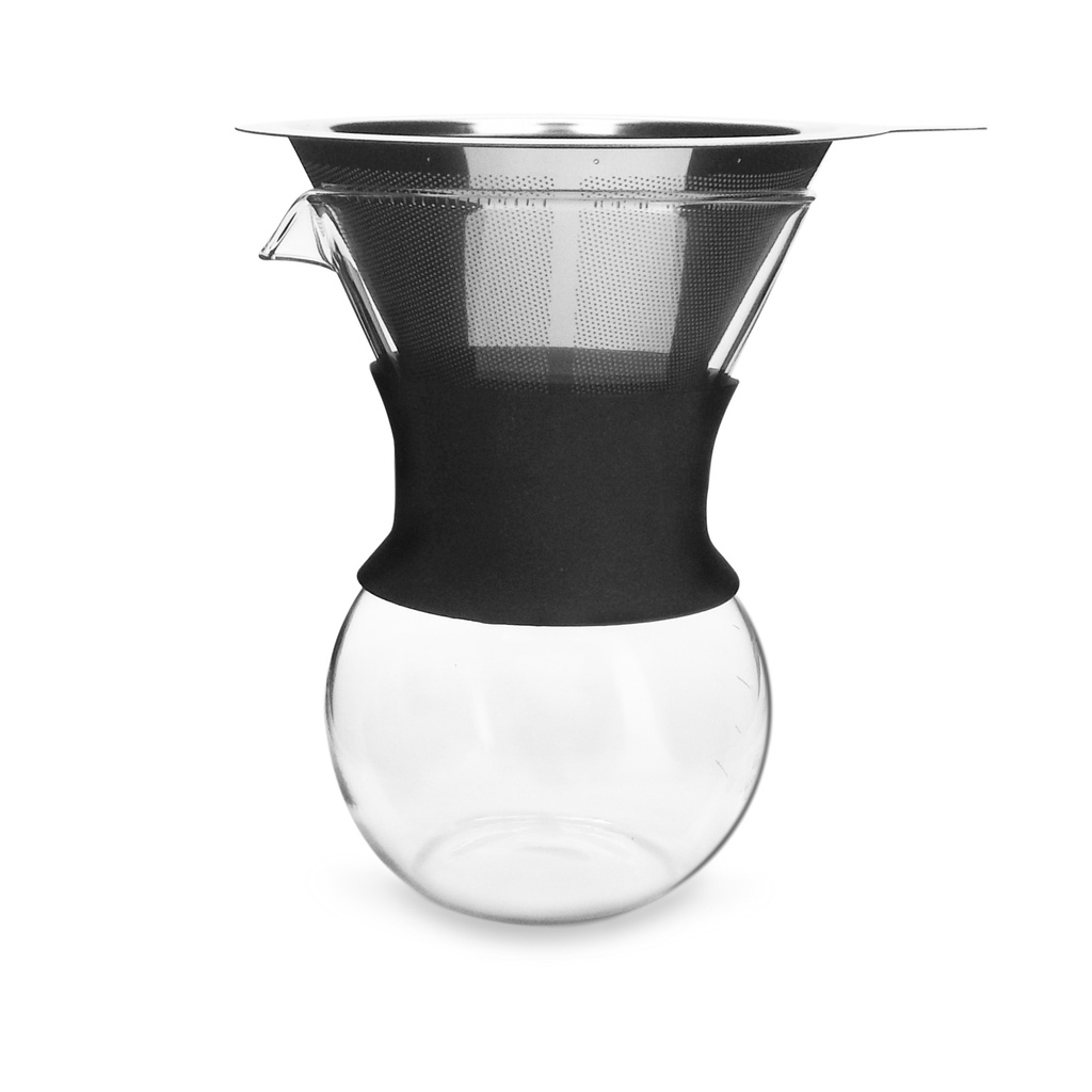 Passador de Café Vidro Borossilicato e Silicone – Mimo Style