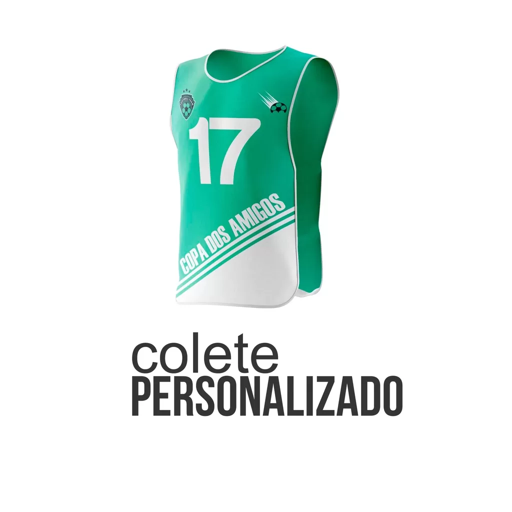 Coletes Dry Fit para Futebol uma face