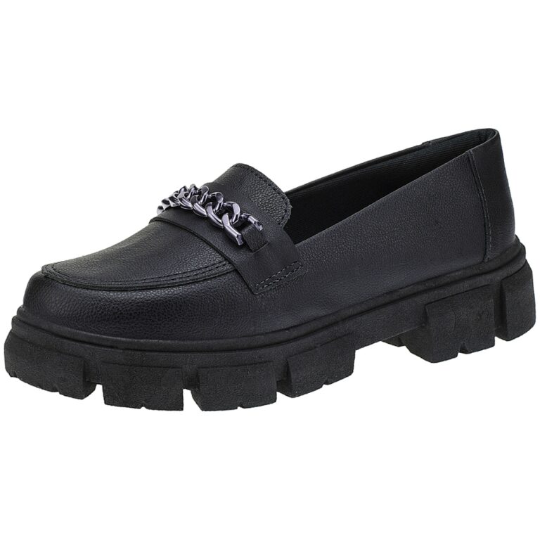 Mocassim Feminino Tratorado Oxford Plataforma Blog