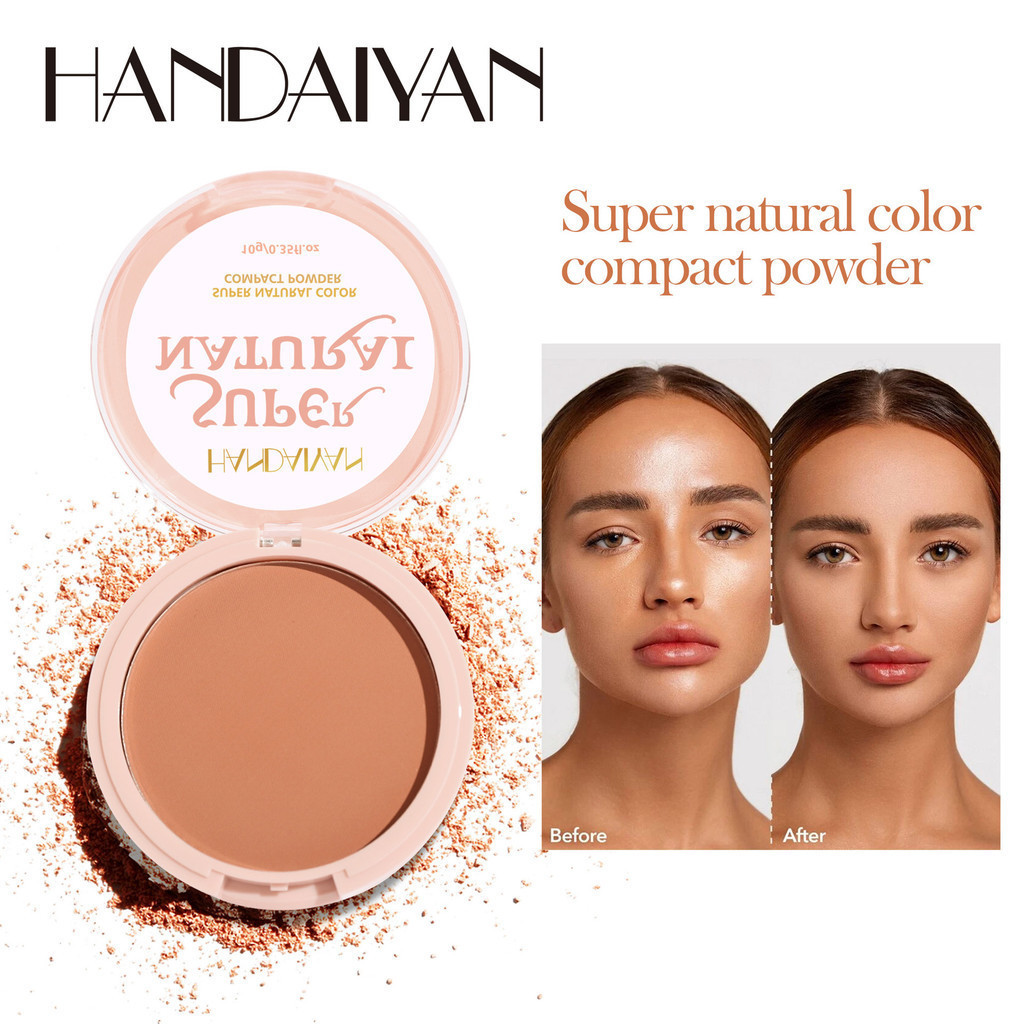HANDAIYAN 10g Matte Setting Powder-Controle De Óleo , De Longa Duração , À Prova De Manchas Com Cobe