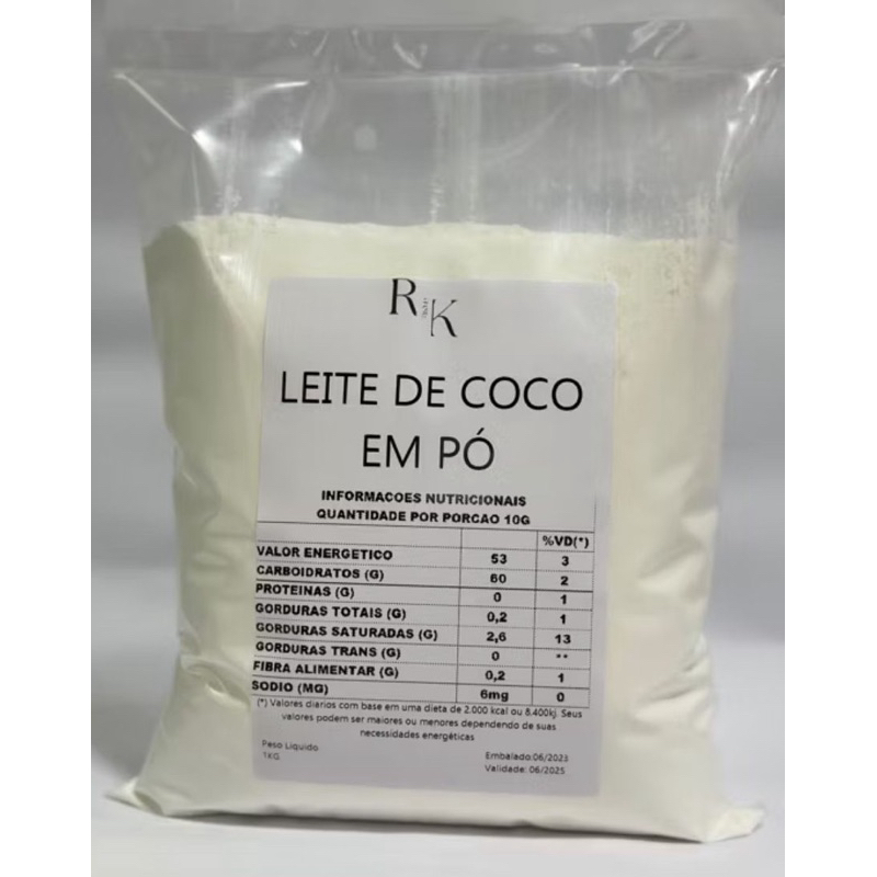 leite de coco pó 1kg promoção especial