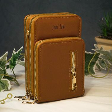 Carteira Bolsa Porta Celular Feminina De Couro Mac