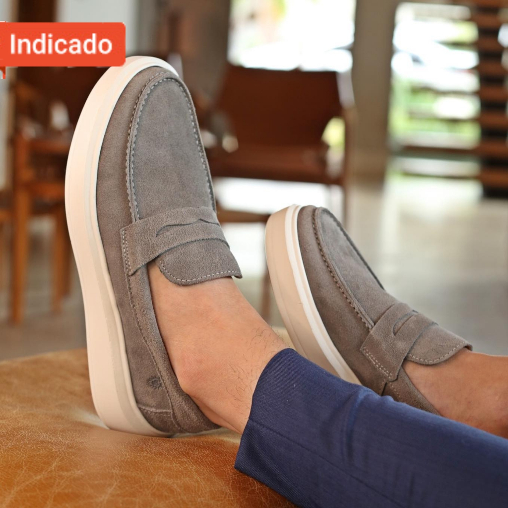 Sapato Oxford Masculino Loafer Mocassim Broge Premium Costurado