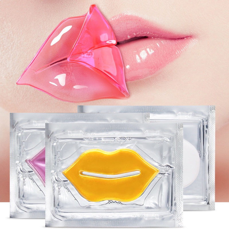 Kit 10 Máscaras Labial  flor de cerejeira  BIOAQUA de Colágeno com Hidratante