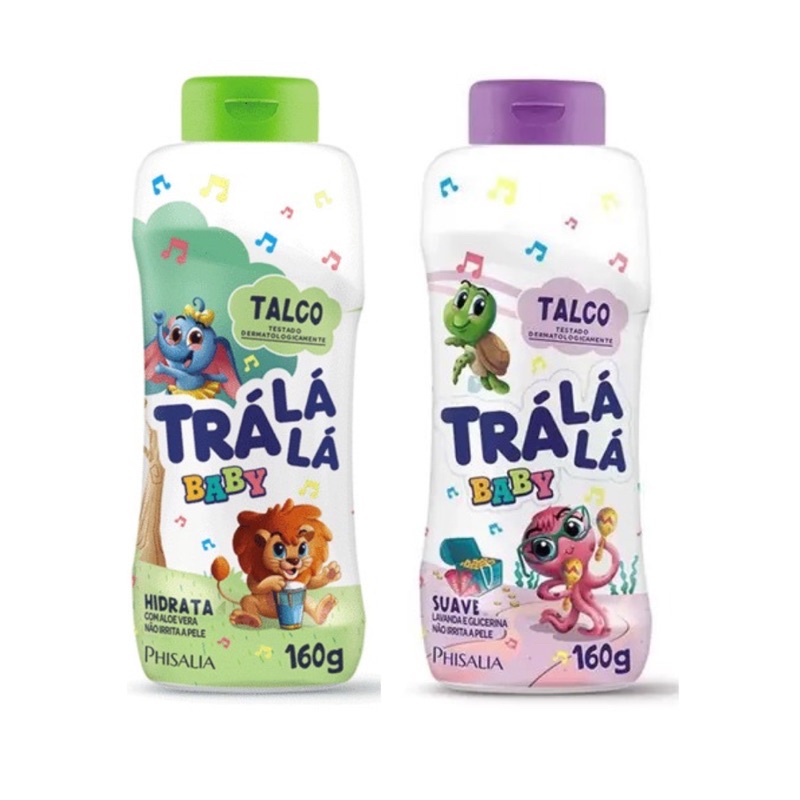 Talco Tra lá lá 160g Hidrata ou Suave