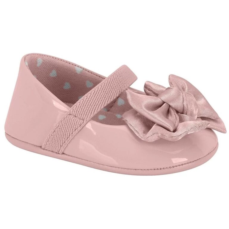 Sapatilha Molekinha Laço Infantil – Rosa