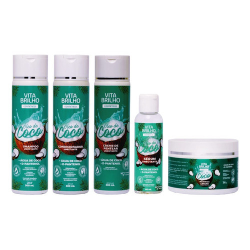 Kit Home Care Umectante Óleo De Coco Completo
