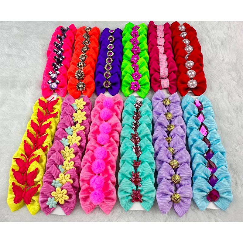 500 300 200 Und Laços Luxo Pet Medio Lacinho Para Cachorro Acessórios Pet