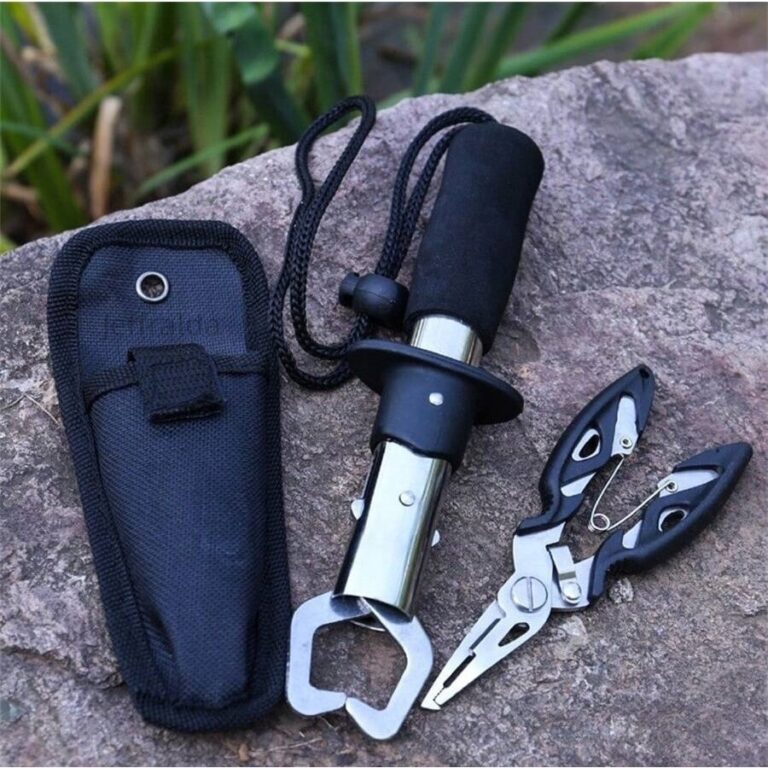 Kit 3Pcs Alicate De Pesca E Ferramentas Multifunci
