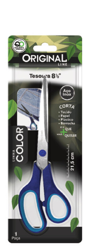 TESOURA 8 1/2 COLOR 21,5 CM
