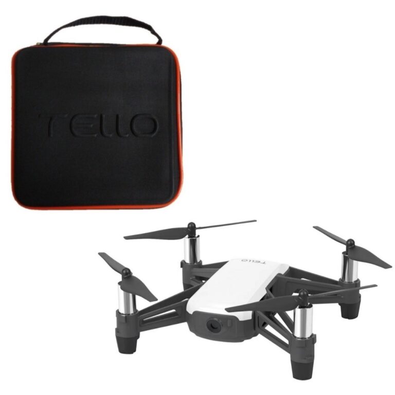 Case Drone Tello Preto E Laranja Em Tecido Com Not