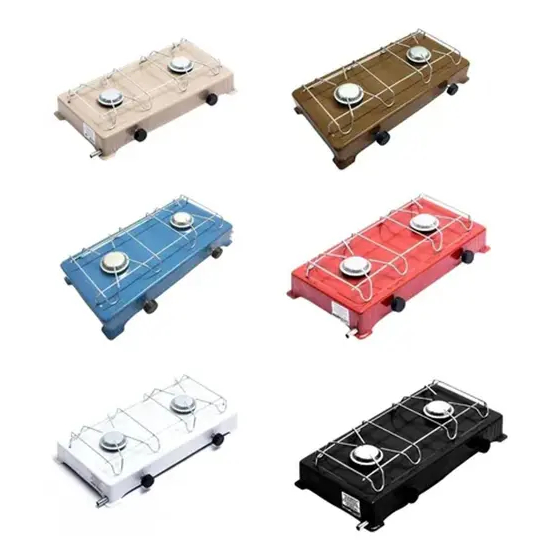 Mini Fogão Portátil Baixa Pressão a GAS Duas Bo