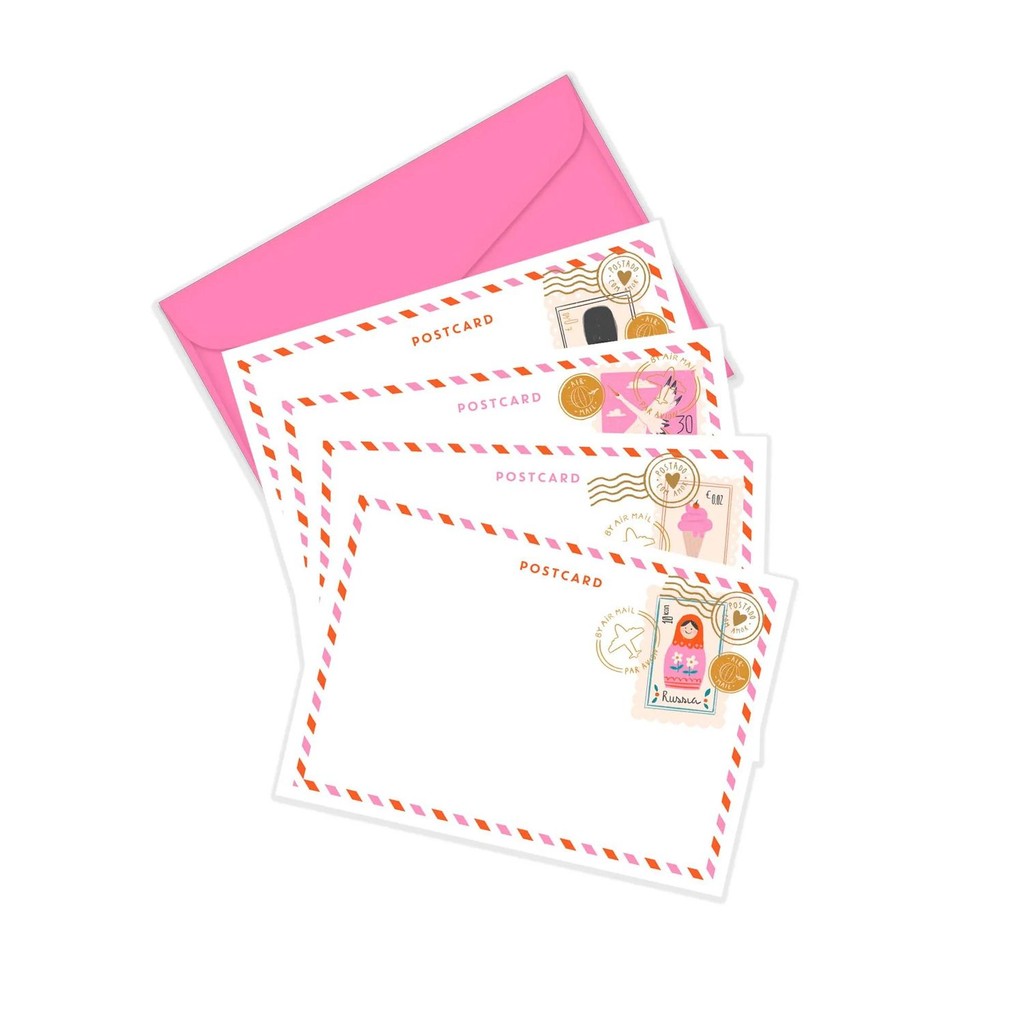 Kit Papel de Cartas Stamps