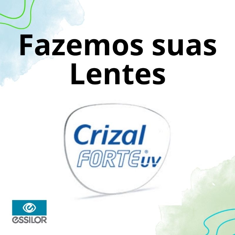 UM PAR DE LENTES ESSILOR AIRWEAR CRIZAL FORTE UV PARA ÓCULOS COM GRAU DE LONGE OU GRAU DE PERTO