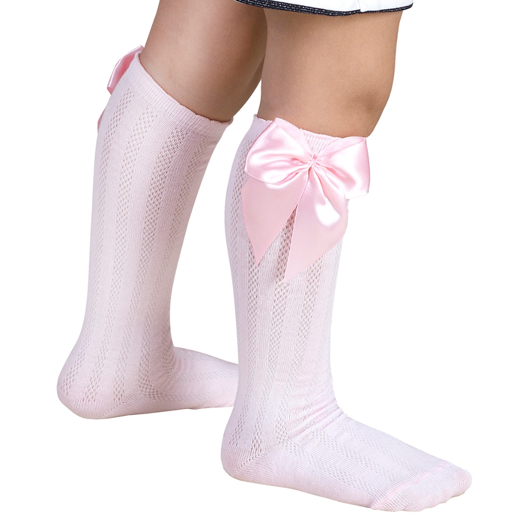 Meia Festa Kids Menina Meias lacinho Infantil Bebe Feminina Meia Infantil