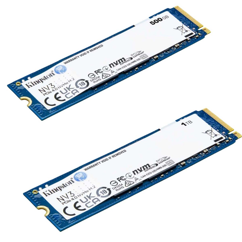 SSD Kingston NV3 1TB Preto PCIe 4.0  Inicialização Rápida Armazenamento Veloz para Jogos e Edição