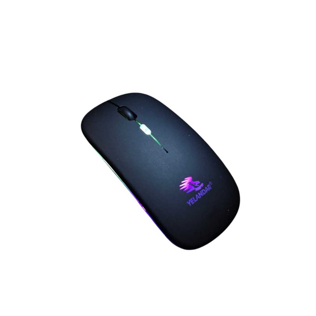 Mouse s/ Fio 3200 dpi Recarregável Rgb iluminado 2.4g led-8
