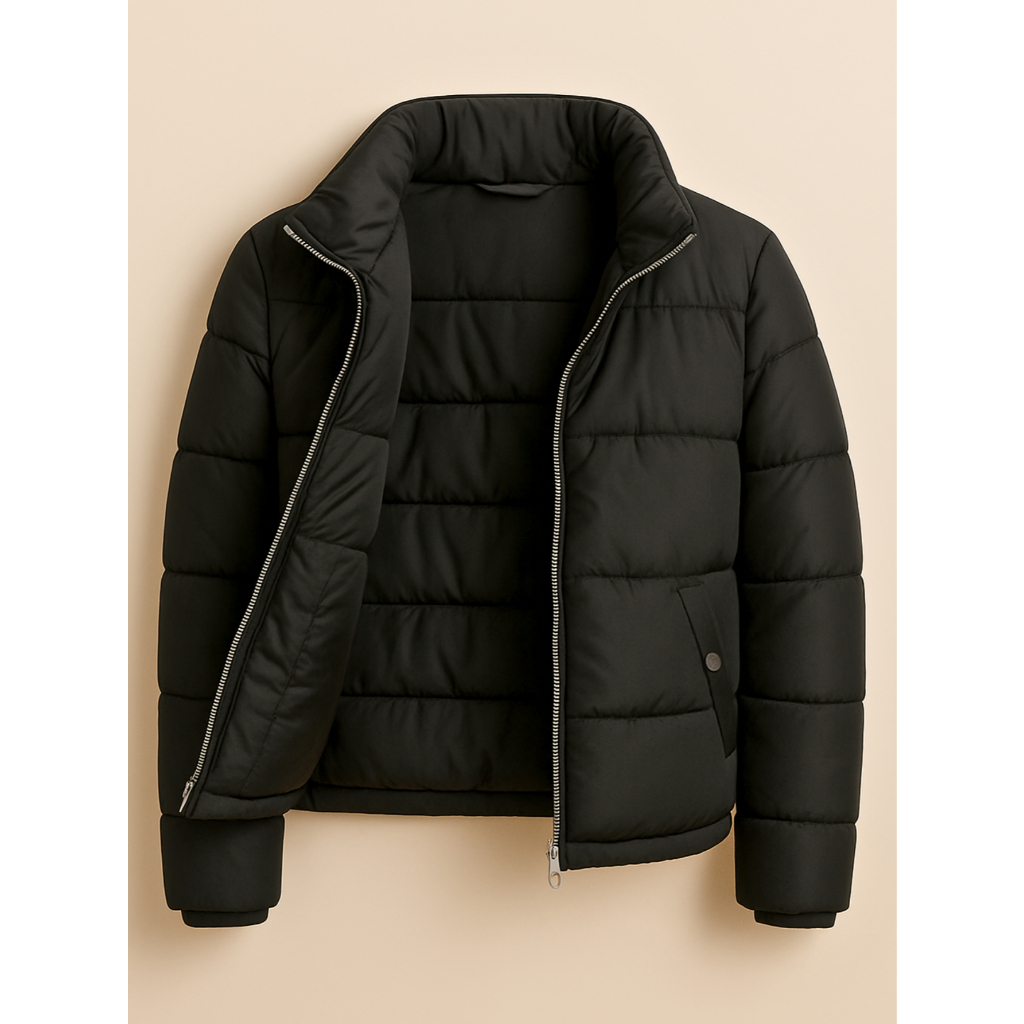 Jaqueta Feminina Impermeável  Puffer Forrada  Proteção Frio