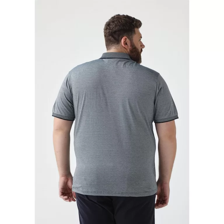 Polo Manga Curta Comfort Pima – Azul Marinho