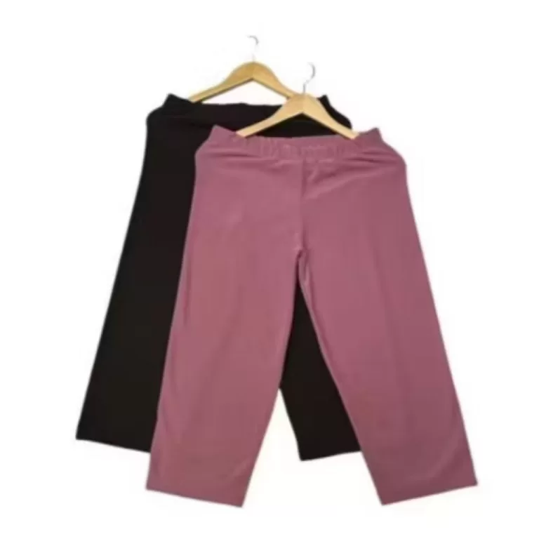kit com 2 capri de gorgurão pescador canelada