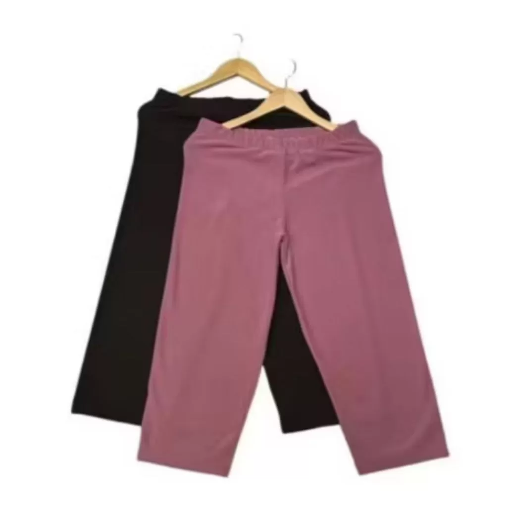 kit com 2 capri de gorgurão pescador canelada