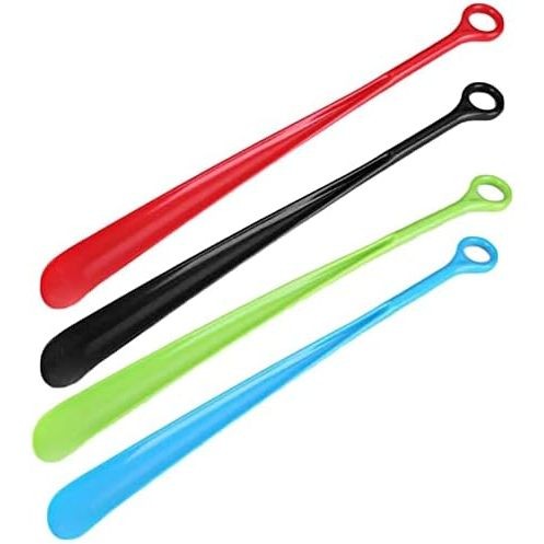 calçadeira plastica longa coloridas auxilio calç