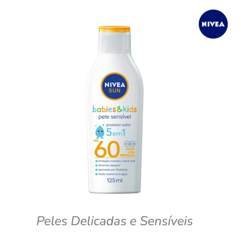 NIVEA SUN Protetor Solar Kids E Babies Pele Sensí