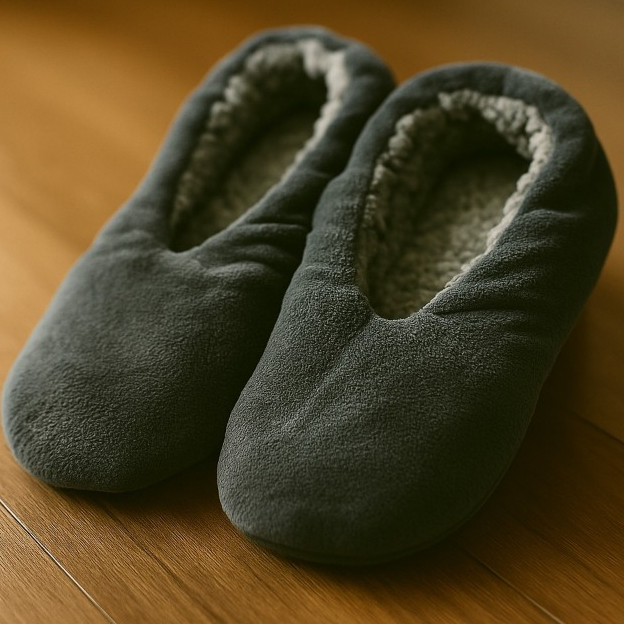 Pantufa Meia Forrada de Inverno Antiderrapante Que