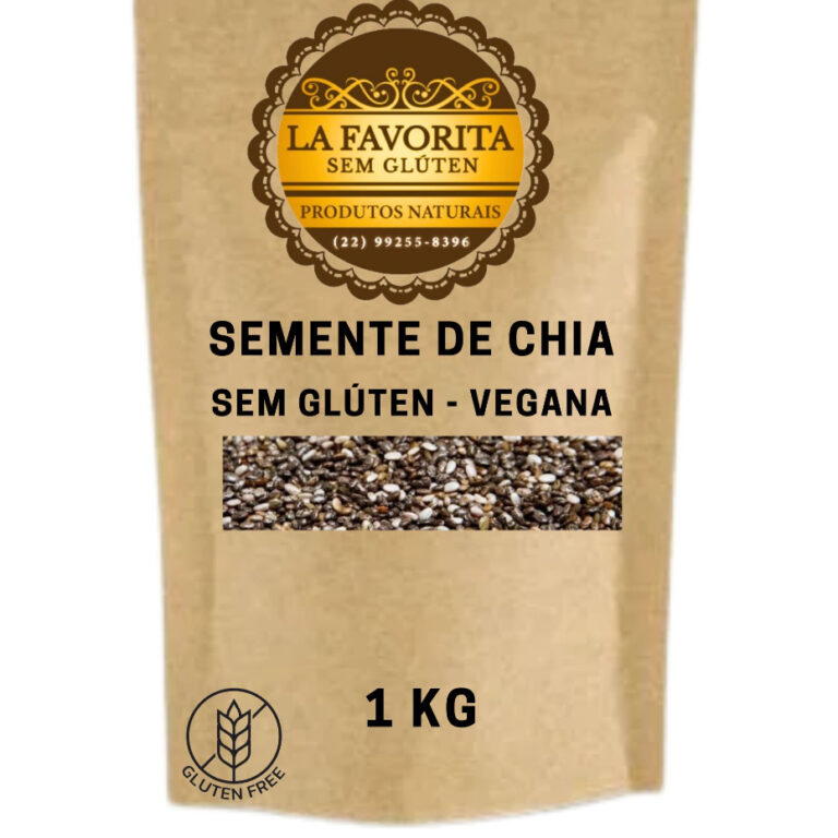 Semente de Chia – 1 KG – Sem Glúten