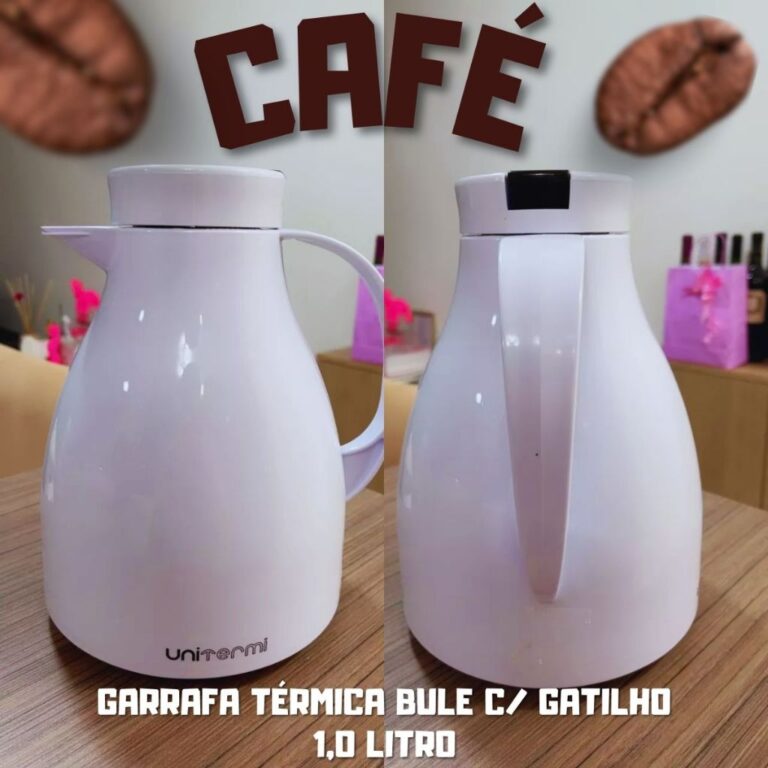 Garrafa Térmica Bule com Gatilho de 1,0 Litro par