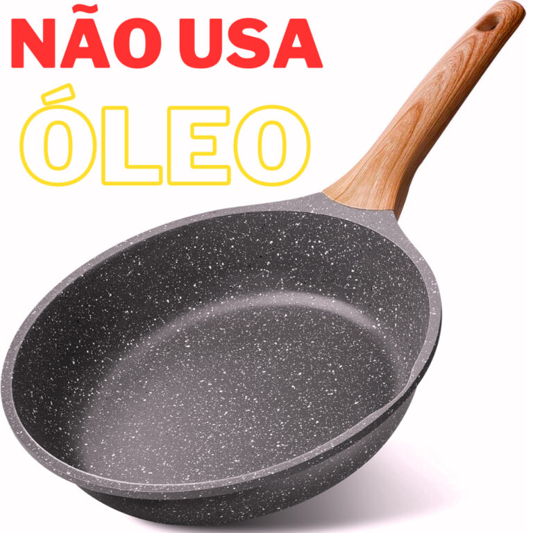 Frigideira Antiaderente de Alumínio Revestimento 
