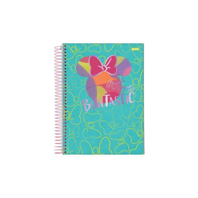 Caderno Minnie Arts Capa Dura Universitário 160fl